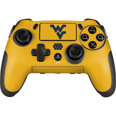 West Virginia University Yellow Background PlayStation Scuf Vantage 2 Controller Skin